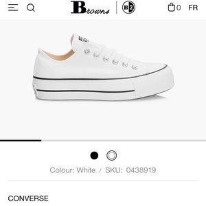 Platform Converse Sz 6.5